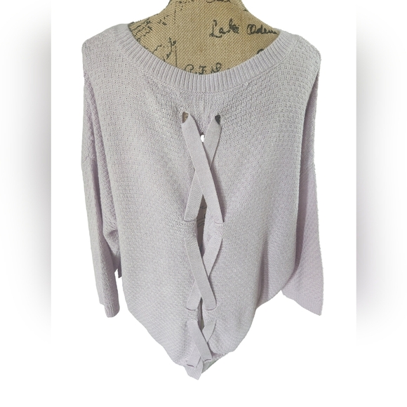 NWT Lavender Knit Women's Sweater By NY&Co - Picture 1 of 8